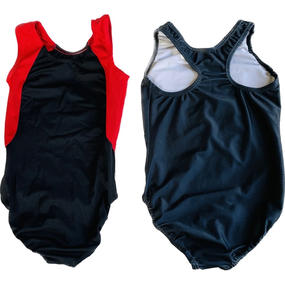 GARLAND | L / CL | Girls Dance Gymnastics Heart Emoji Leotard Tank Lot of 2